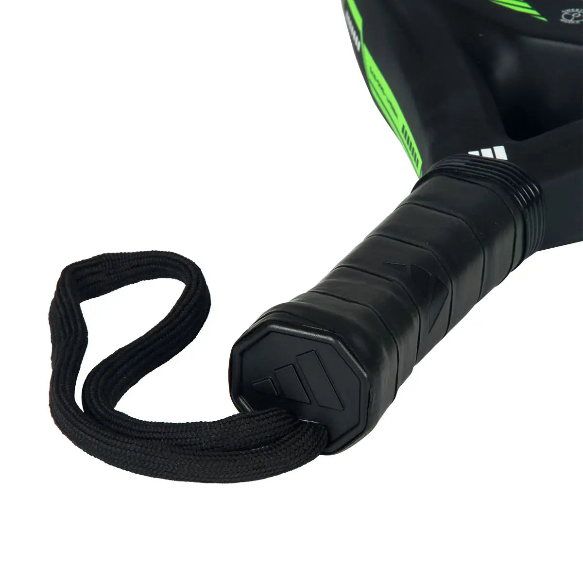 Adidas Match Black Lime 2026 padel racket with black and lime green design, lightweight frame, and ergonomic grip.