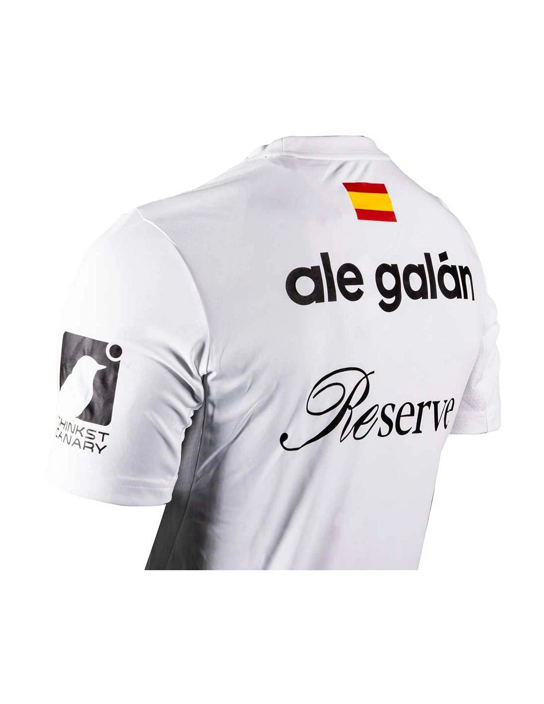 White Adidas Ale Galán 2026 T-shirt in large size with PDLSport branding, featuring a clean, sporty design.