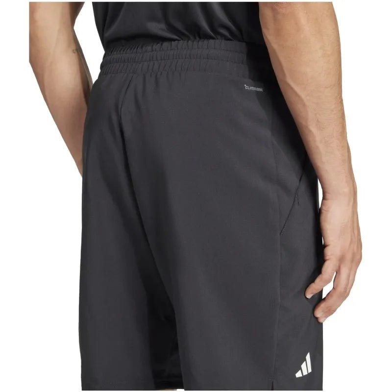 Black Adidas Club 3 Stripes shorts in XL size, featuring the iconic three stripes design and comfortable athletic fit.