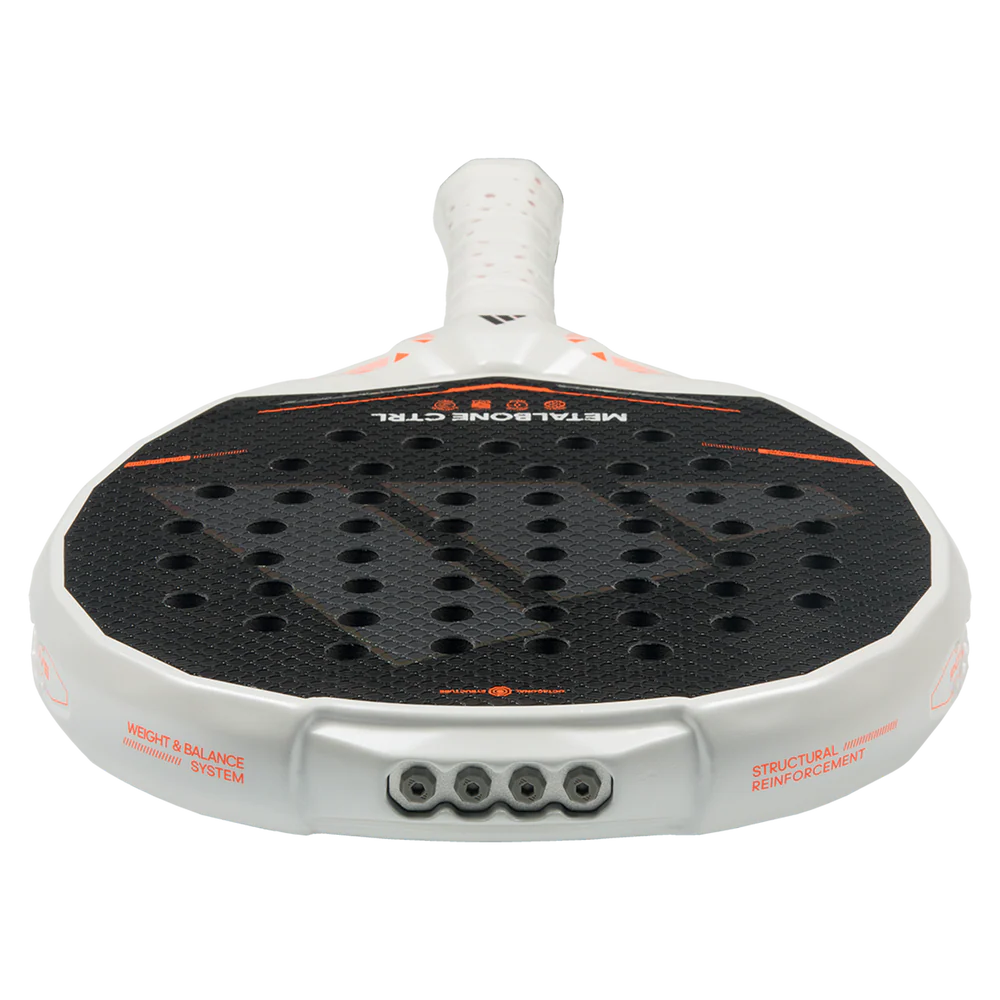 Adidas Metalbone CTRL 2026 padel racket with black and yellow design, featuring a lightweight frame and textured surface for control