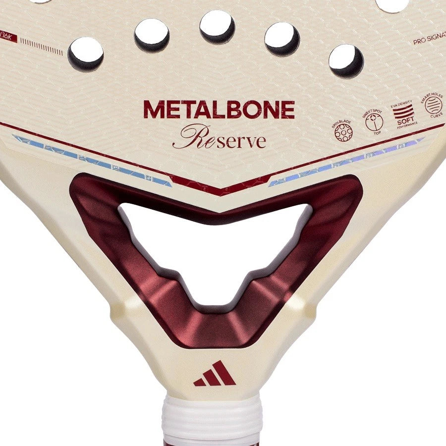Adidas Metalbone Reserve Limited Edition 2026 Ale Galán padel racket with sleek design and professional grip for enhanced performance.
