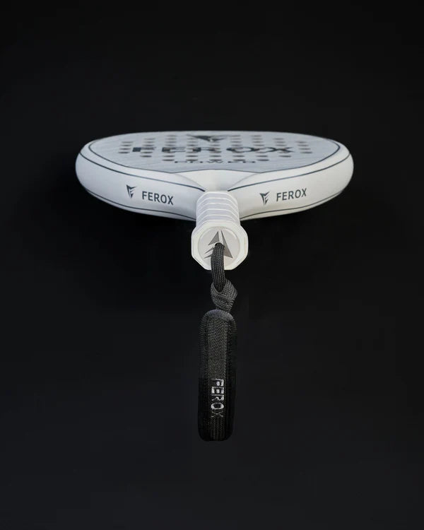 Ferox FEROX POWER 12K carbon padel racket with a sleek design and lightweight frame for powerful gameplay.