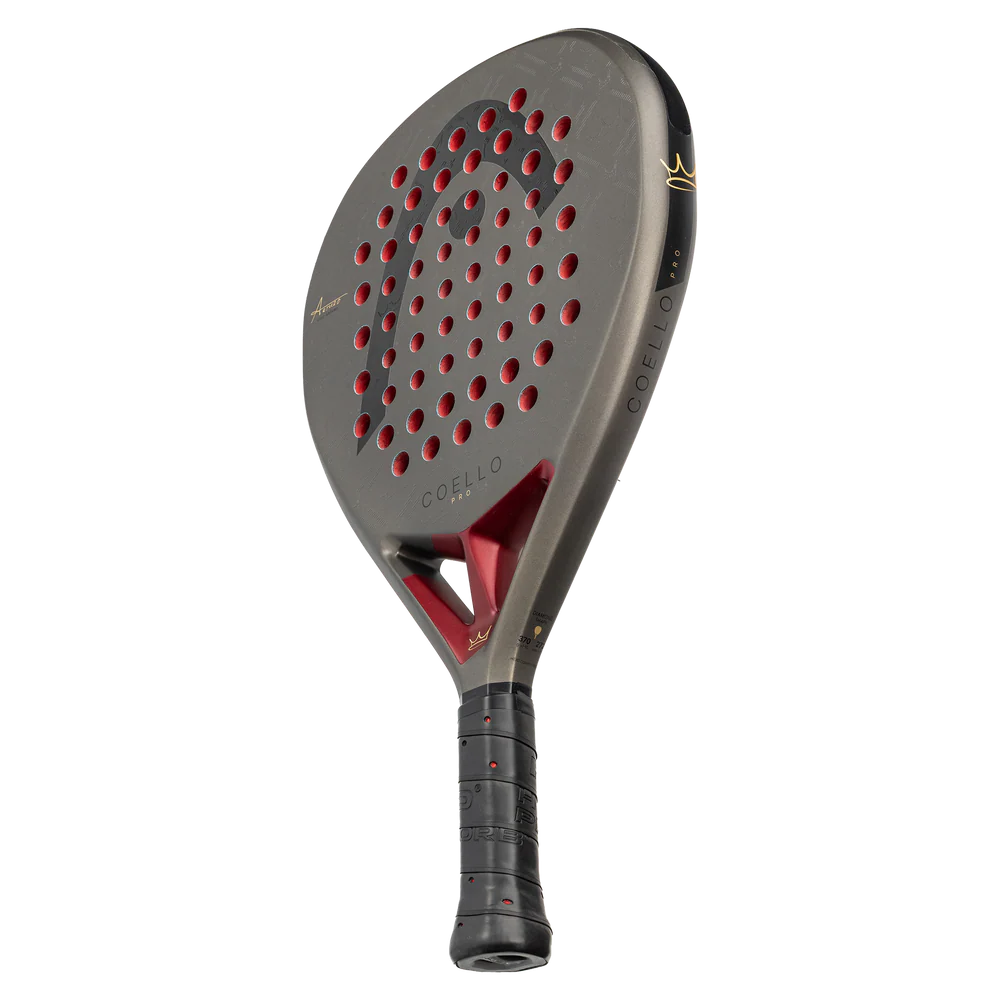 Head Coello Pro 2026 padel racket with a sleek design, featuring graphite construction and ergonomic grip for optimal play.