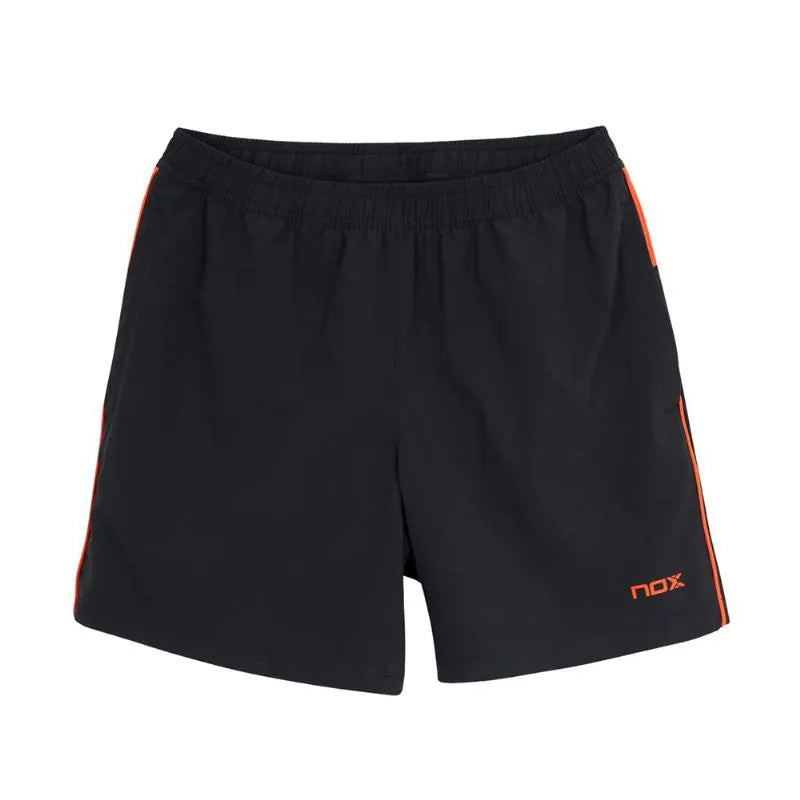 Black Nox Team shorts in XL size, casual athletic design with adjustable waistband and breathable fabric.