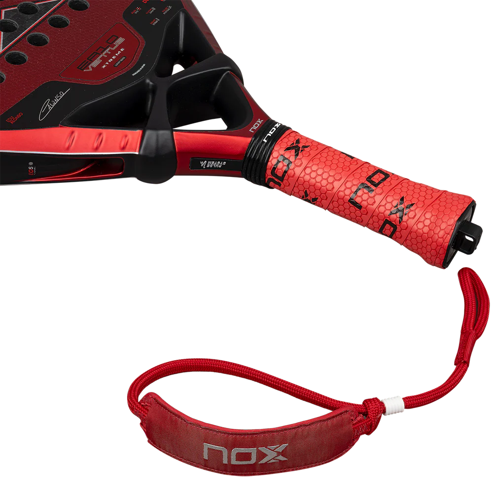 Nox EA10 Ventus Hybrid 12K Xtrem padel racket with a lightweight frame and vibrant design, ideal for advanced players