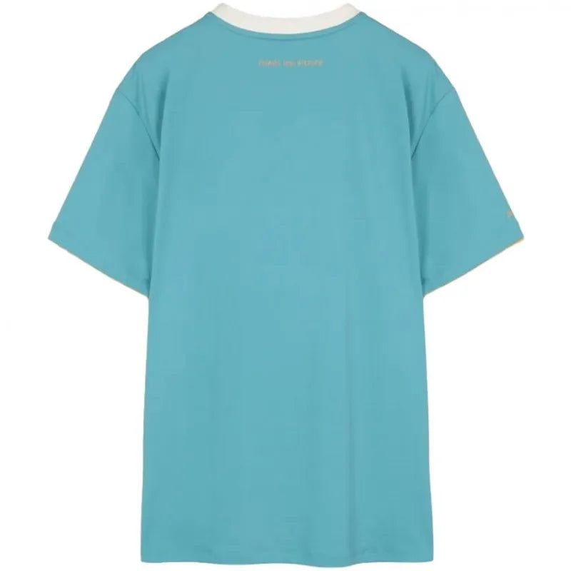 NOX Nox Pro Polo T-Shirt in Dusty Turquoise, large size, showing the fitted polo design with collar and short sleeves.