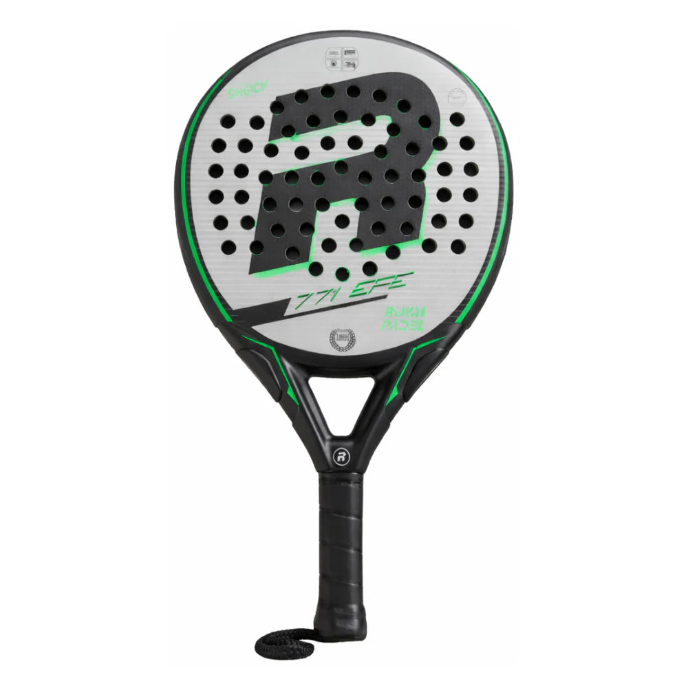 Royal Padel EFE Extreme 2026 padel racket with black and red design, featuring a sleek frame and textured surface for optimal grip.