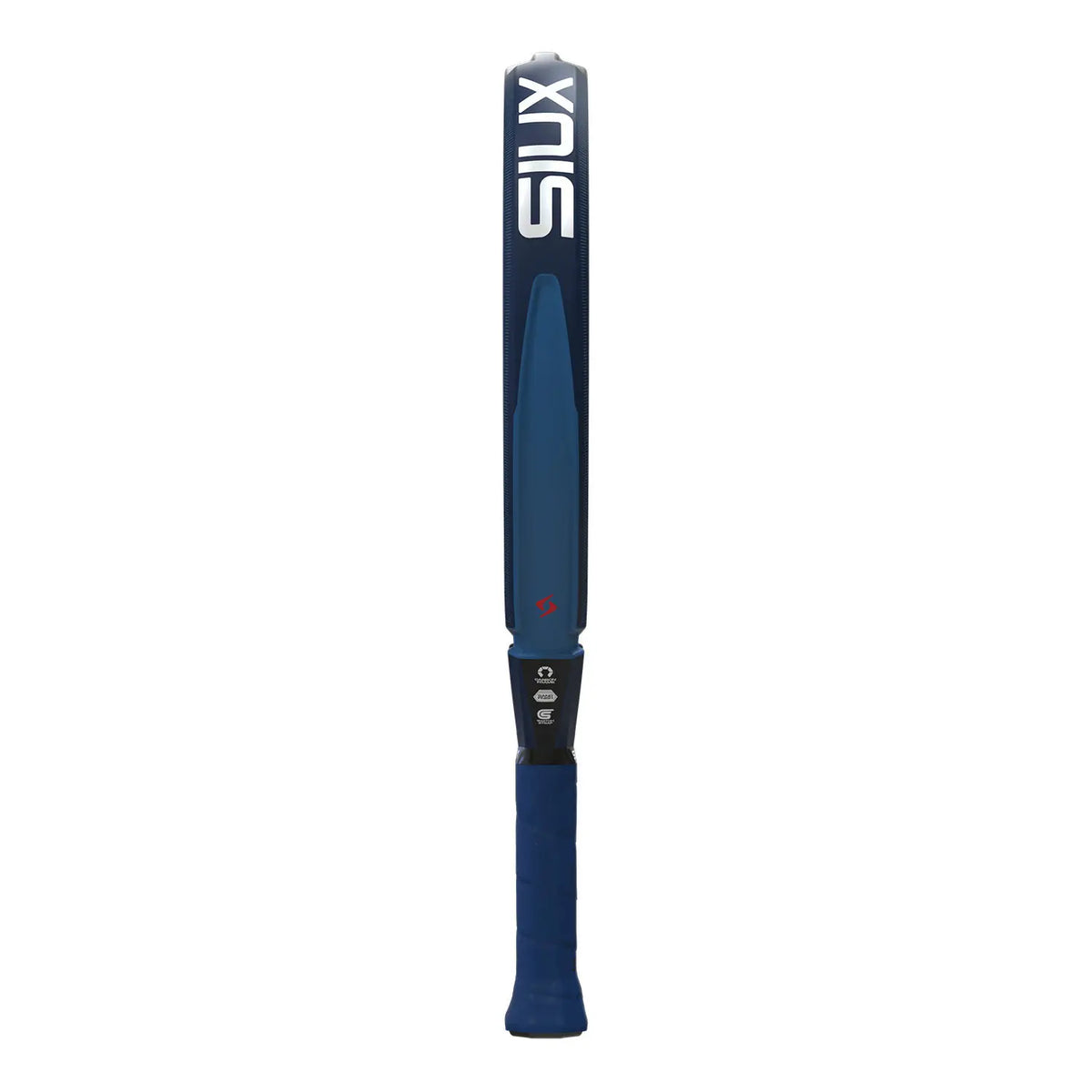SIUX Diablo Elite 6 padel racket with black and orange design, showcasing its lightweight frame and grip for enhanced gameplay.