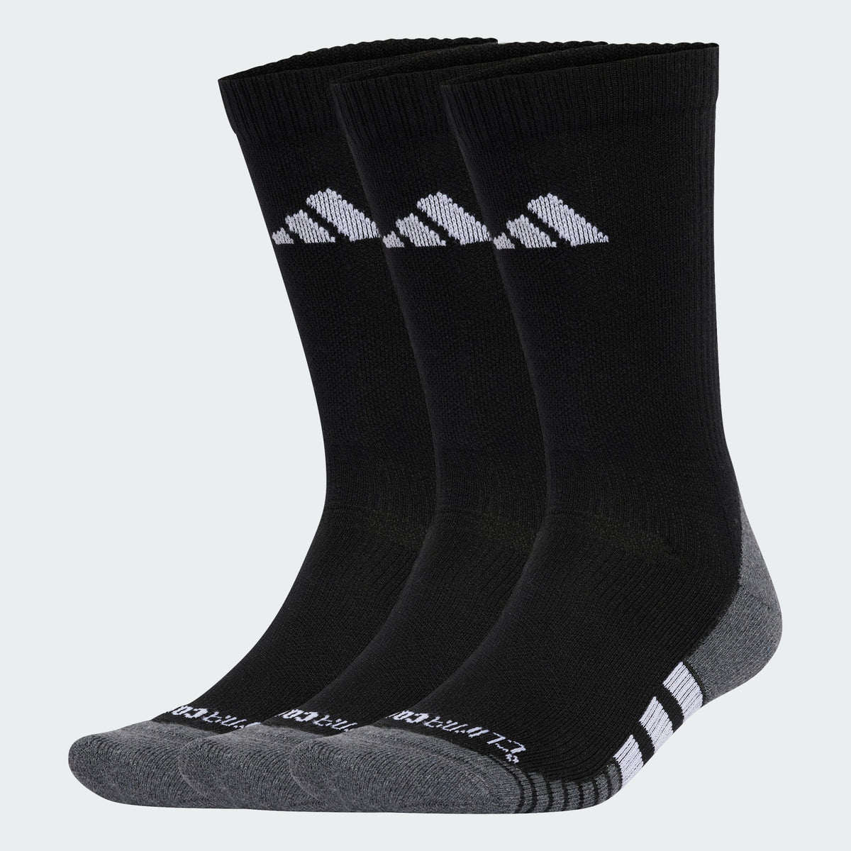 Adidas Performance Climacool Cushioned Crew Socks 3 Pack – Black/White