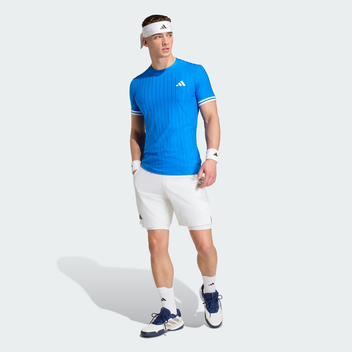 Adidas Tennis Climacool FreeLift Pro T-Shirt – Glow Blue