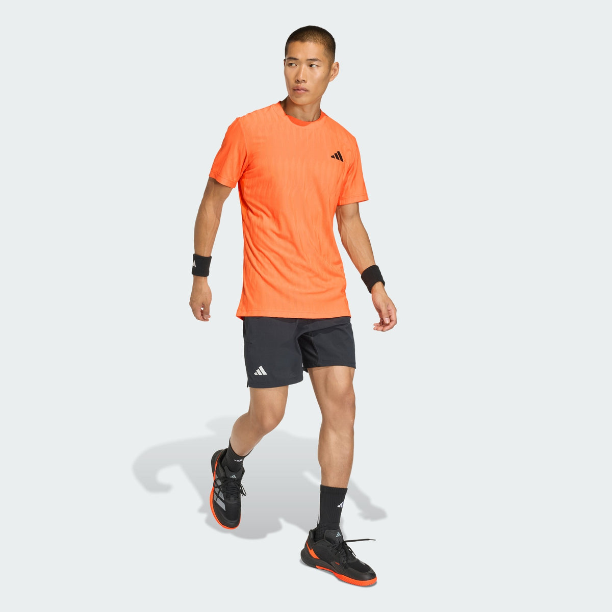 Adidas Tennis Climacool+ Airchill FreeLift T-Shirt – Pure Orange