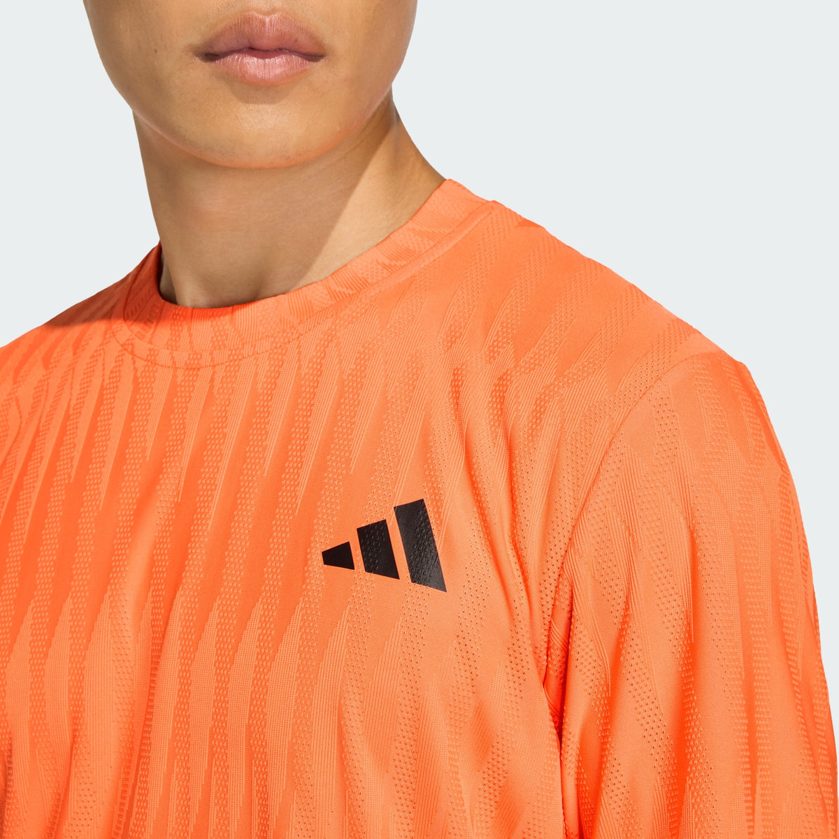 Adidas Tennis Climacool+ Airchill FreeLift T-Shirt – Pure Orange