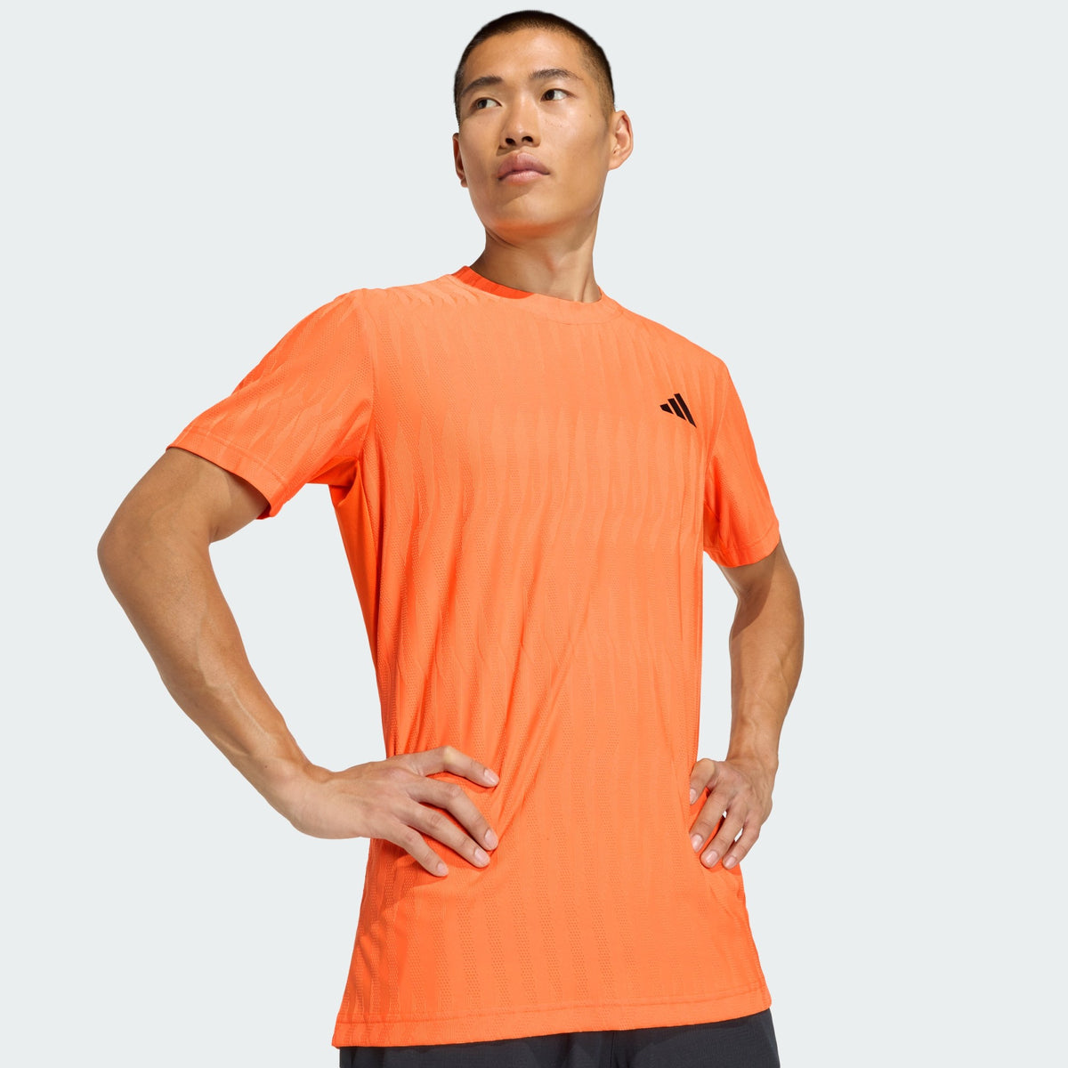 Adidas Tennis Climacool+ Airchill FreeLift T-Shirt – Pure Orange