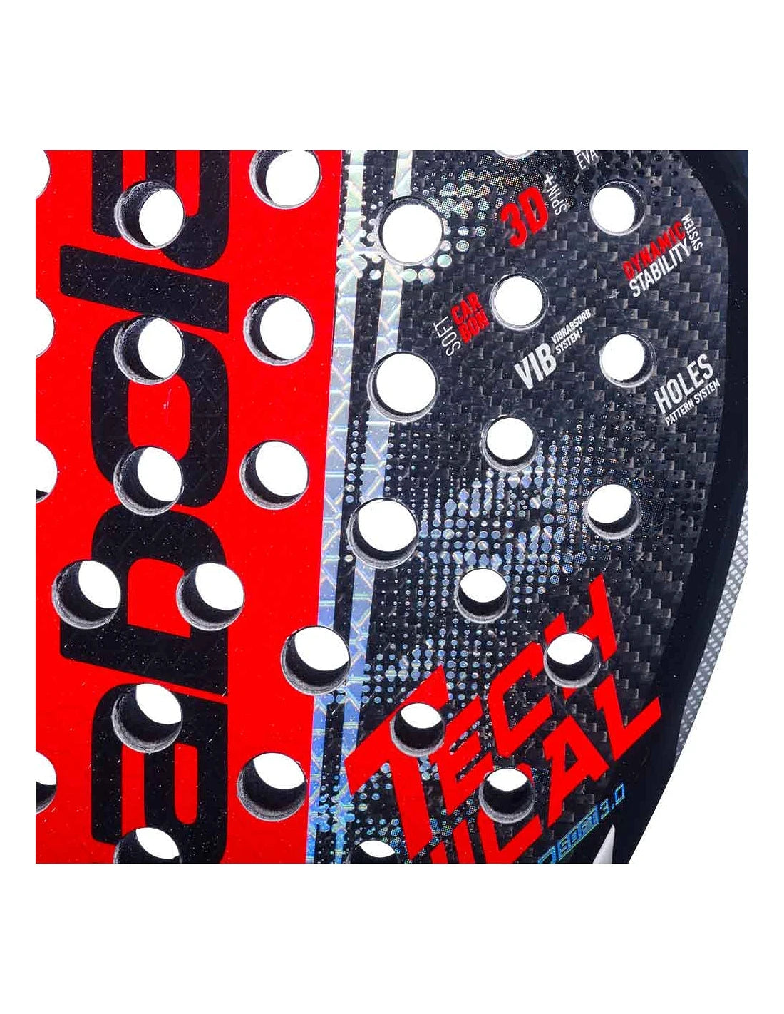 Babolat Technical Viper Soft 3.0 padel racket with black and yellow design, lightweight frame, and textured hitting surface.