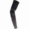 Black Agustin Tapia No Strain arm warmers by PDLSport, snug fit for medium to large size, designed for athletic arm warmth.