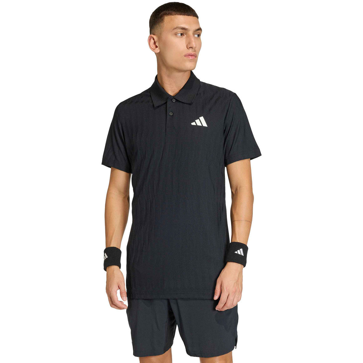 Adidas FreeLift Tennis Polo Shirt – Black