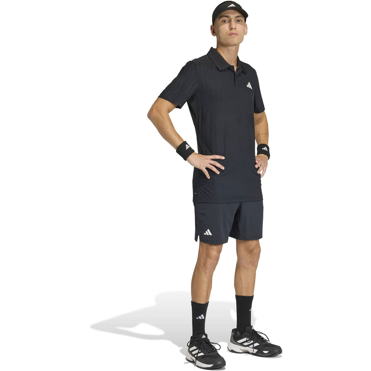 Adidas FreeLift Tennis Polo Shirt – Black