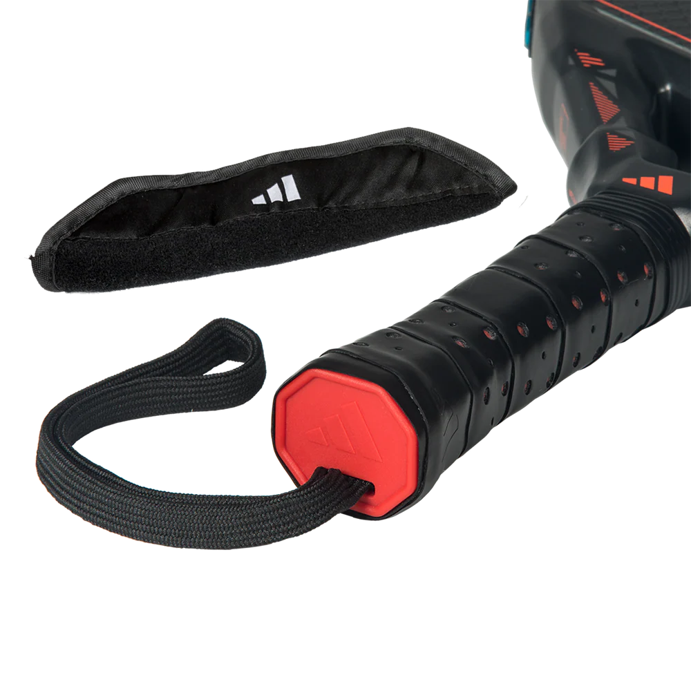 Adidas Metalbone HRD+ 2026 padel racket with silver and black design, lightweight frame, and ergonomic grip for powerful shots