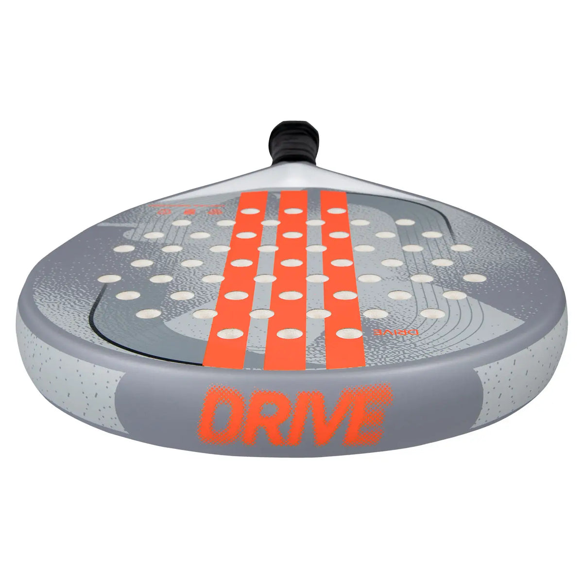 ADIDAS Drive Grey 3.4 2025 padel racket by PDLSport, beginner control racket with grey frame and grip for easy handling.