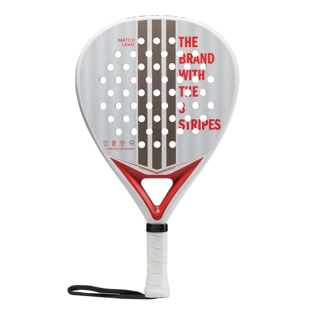 ADIDAS Match Light 3.4 2025 padel racket with a sleek design, featuring lightweight construction and padded grip for optimal control.