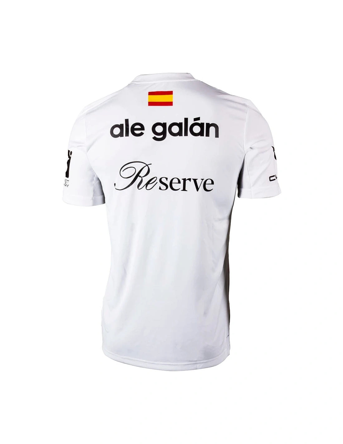 White Adidas Ale Galán 2026 T-shirt for men, featuring the PDLSport logo and sporty design in a large size.