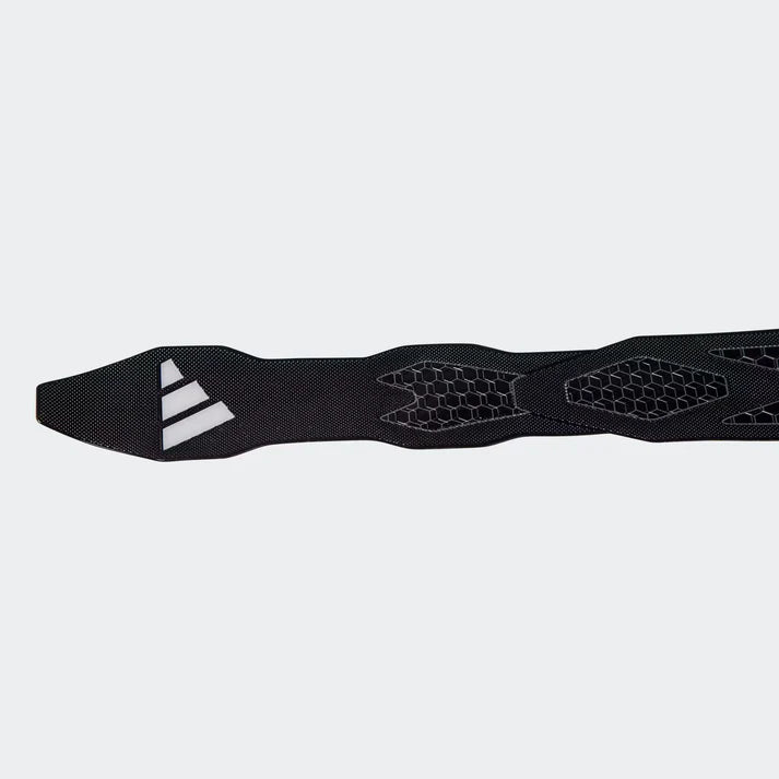 Black Adidas Antishock Padel Protection Tape shown on a product background, designed for padel racket protection.