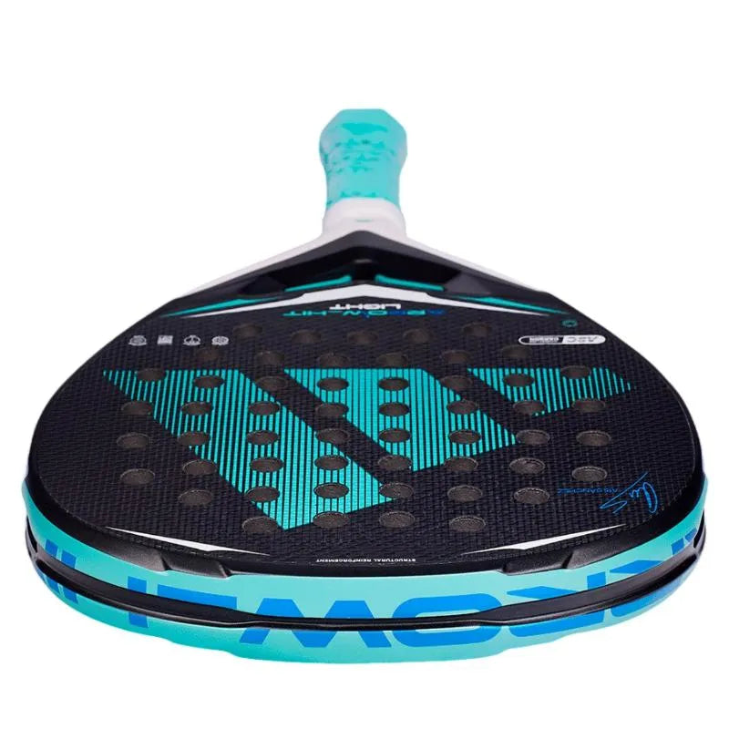 Adidas Ari Sanchez Arrow Hit Light 2026 pickleball paddle with a sleek design and lightweight construction, shown in the image.