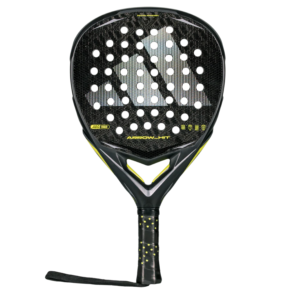 Adidas Arrow Hit 2026 ATTK padel racket with sleek design and grip handle, ideal for competitive padel players.