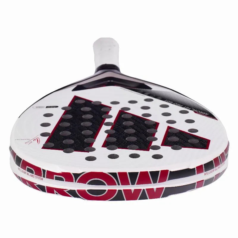 Adidas Arrow Hit Pro EDT padel racket with a sleek design and special edition details, featuring a lightweight frame and textured surface.