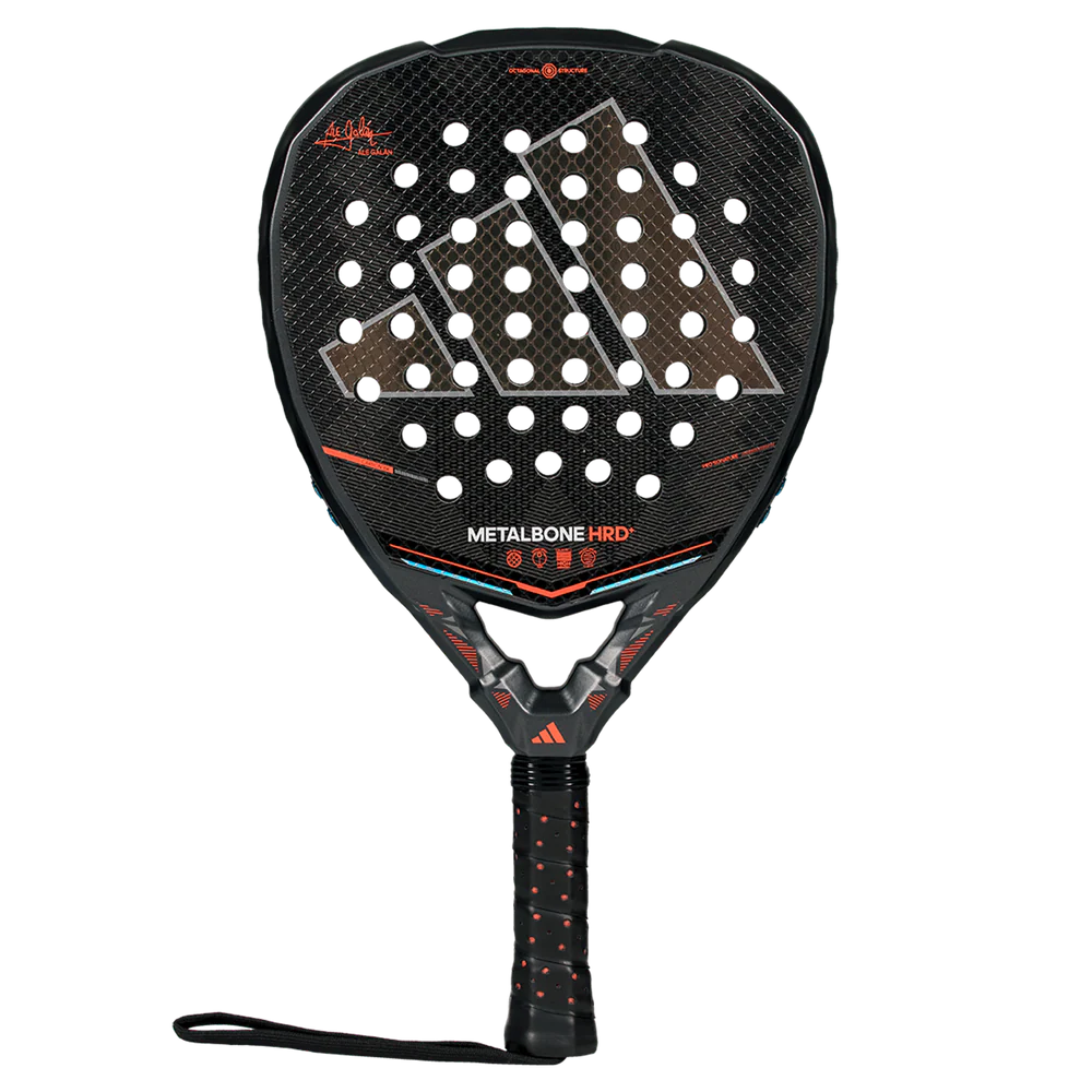 Adidas Metalbone HRD+ 2026 Padel racket with a sleek design, featuring a lightweight frame and modern grip for optimal play.