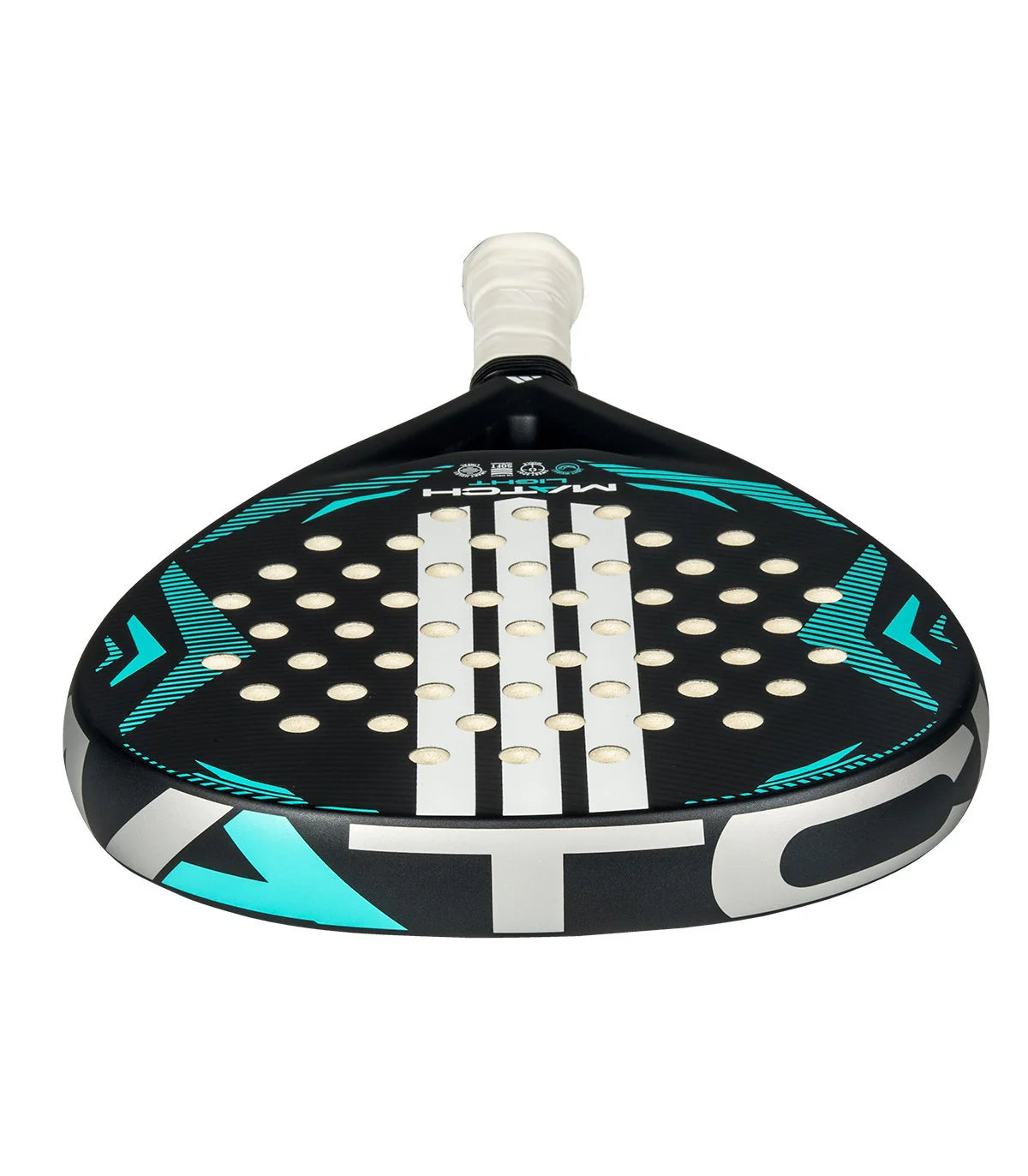 Adidas Match Light 2026 padel racket with lightweight design and black and yellow color scheme, suitable for competitive play