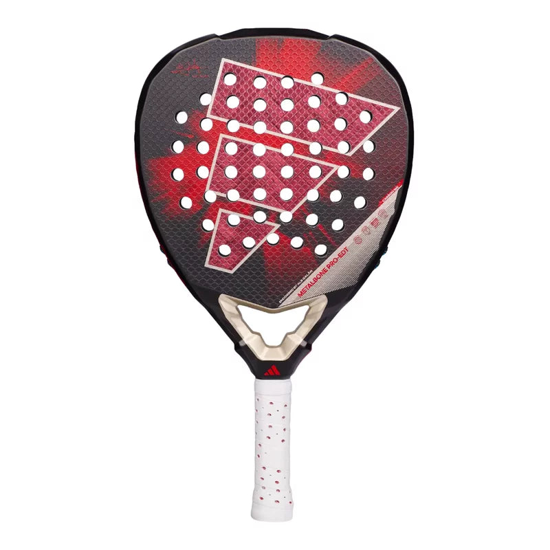 Adidas Metalbone Pro Edition 2026 padel racket in special presentation box, showcasing the sleek design and grip details.