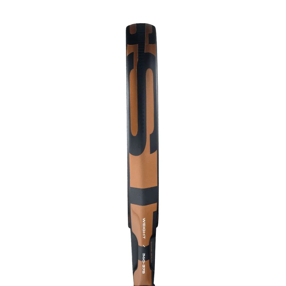 Adidas Cross It CTRL 2026 Padel Racket with black and blue design, featuring a close-up of the racket's face and handle.