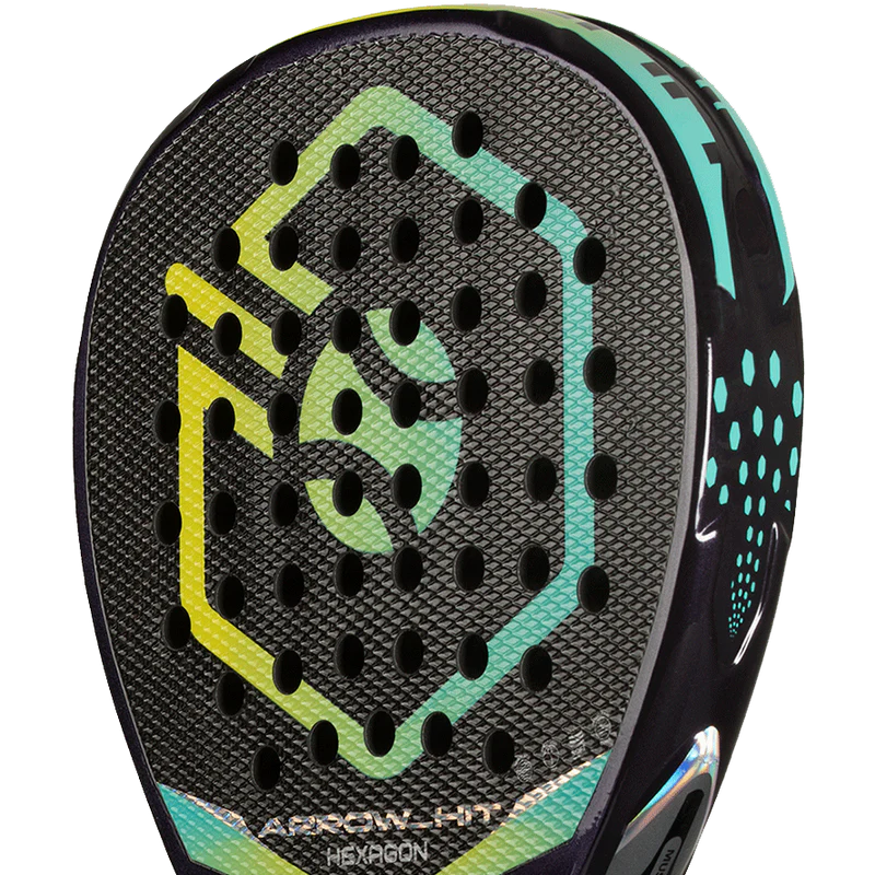 Adidas Arrow Hit Hexagon 2026 padel racket with hexagonal design and lightweight frame for enhanced control and power.