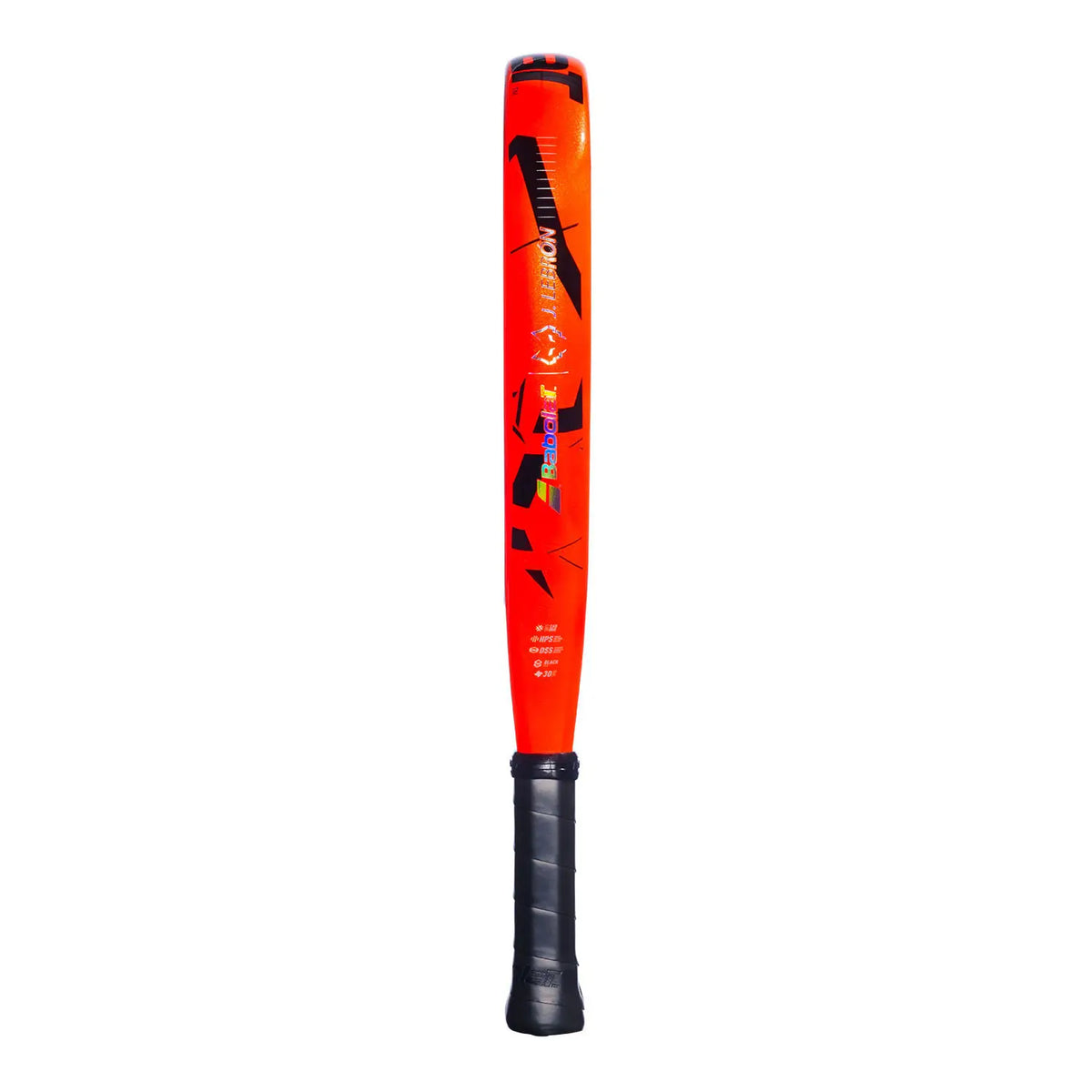 Babolat Viper Soft Juan Lebrón 3.0 padel racket with black and yellow design, featuring ergonomic grip and lightweight frame.