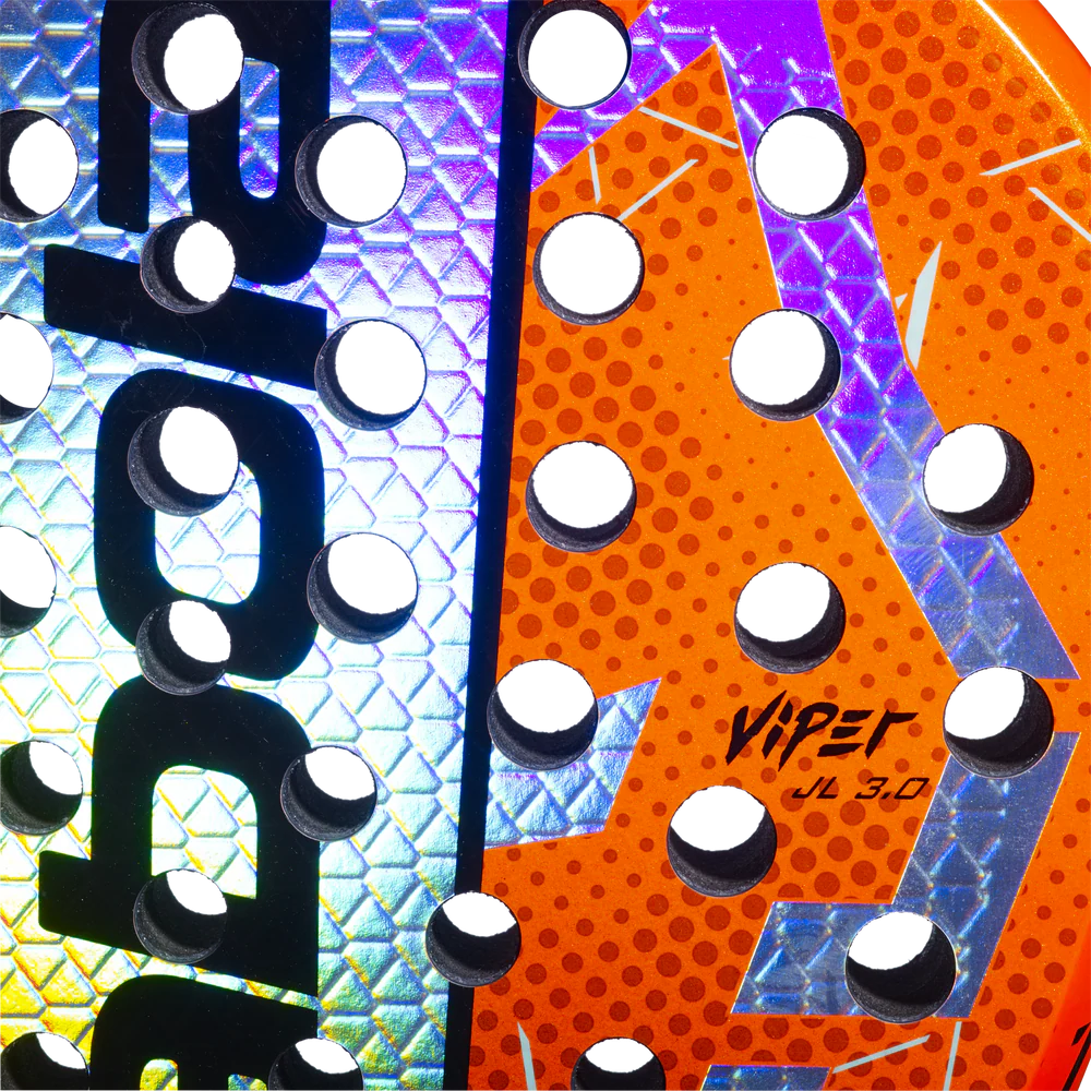 Babolat Viper Juan Lebrón 3.0 padel racket with box, featuring a sleek design and grip handle for professional play