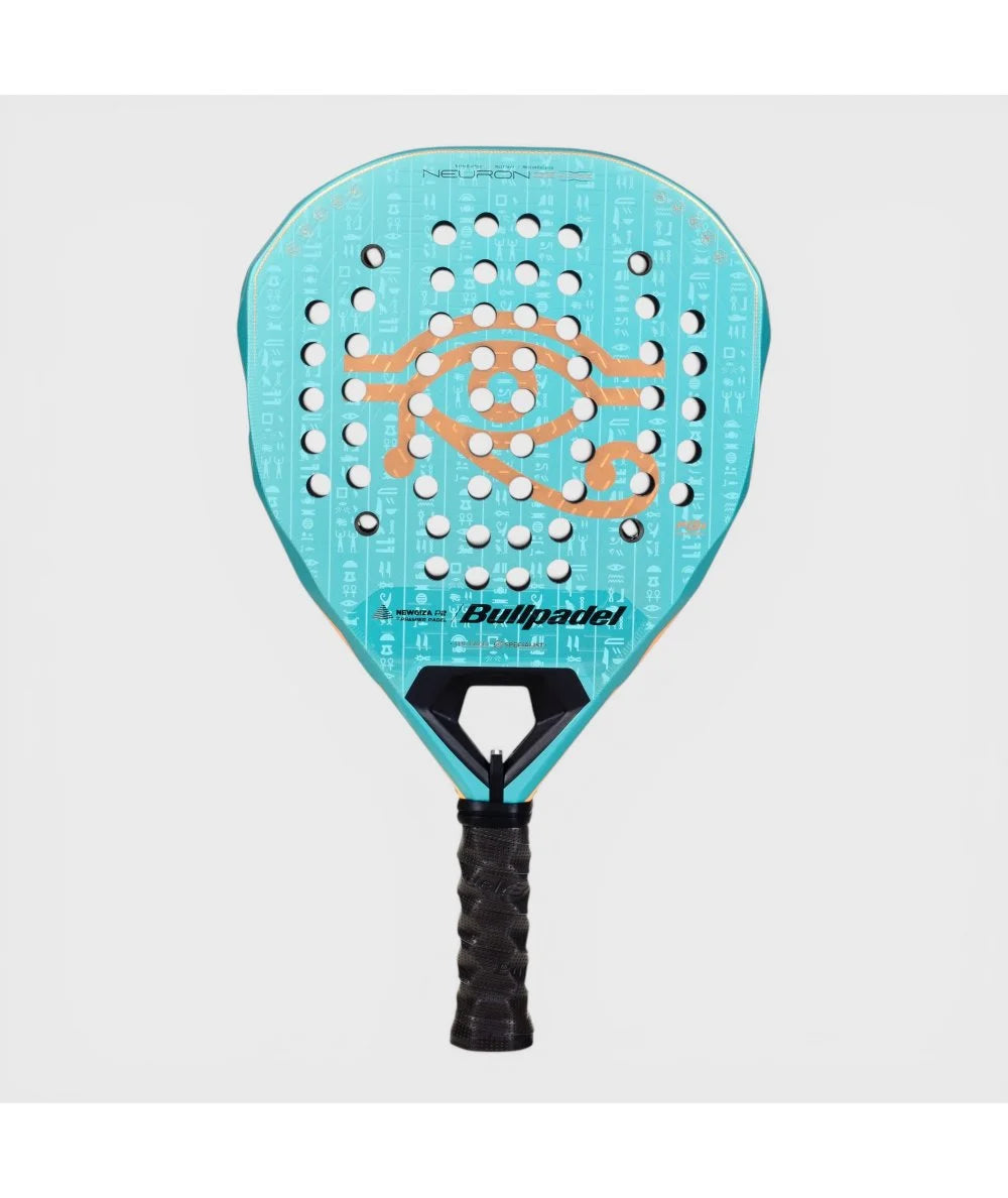 Bullpadel Neuron 02 Edge padel racket with ergonomic grip and vibrant design, ideal for competitive players.