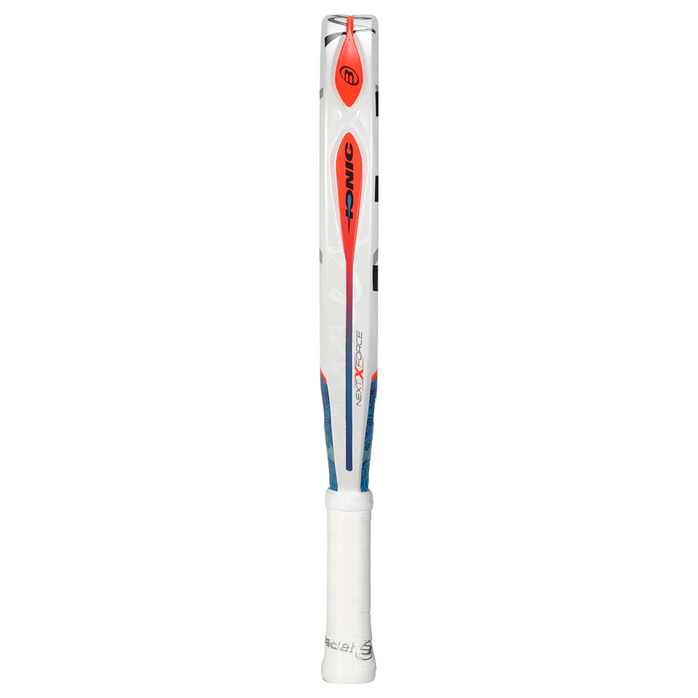 Bullpadel Ionic Power 26 padel racket with black and yellow design, featuring a sleek frame and grip for optimal performance.