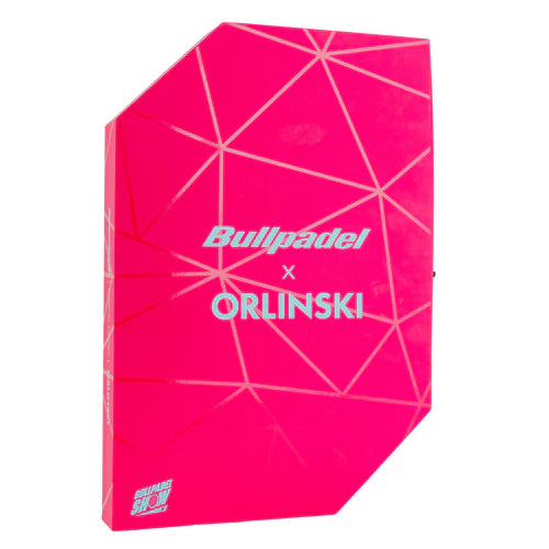 Bullpadel Neuron 02 Edge ORLINSK Special Edition padel racket with sleek design and vibrant colors, ideal for competitive play.