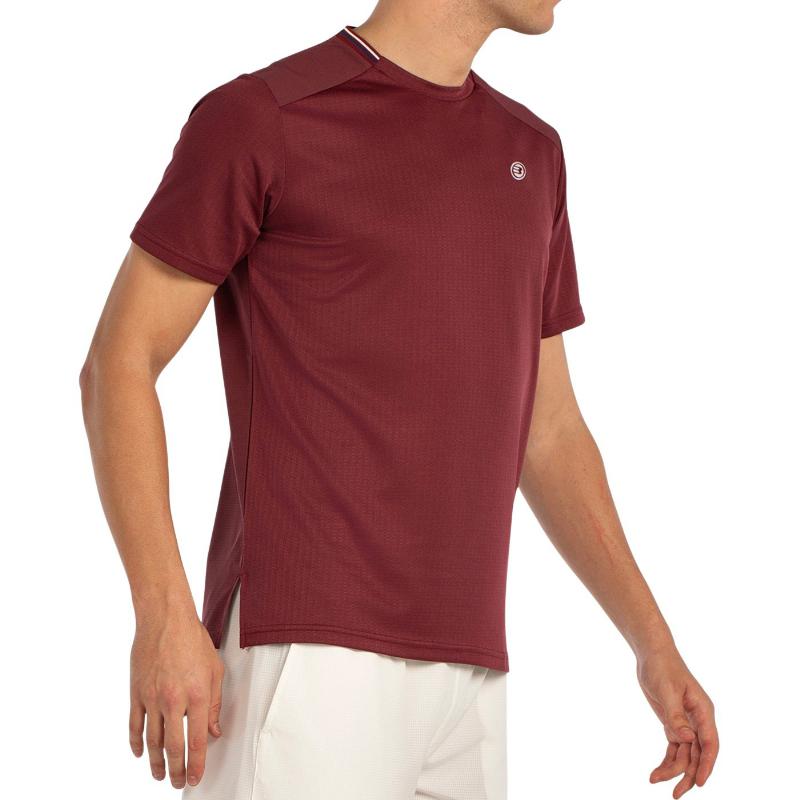 Bullpadel Acrux Padel T-Shirt – Burgundy