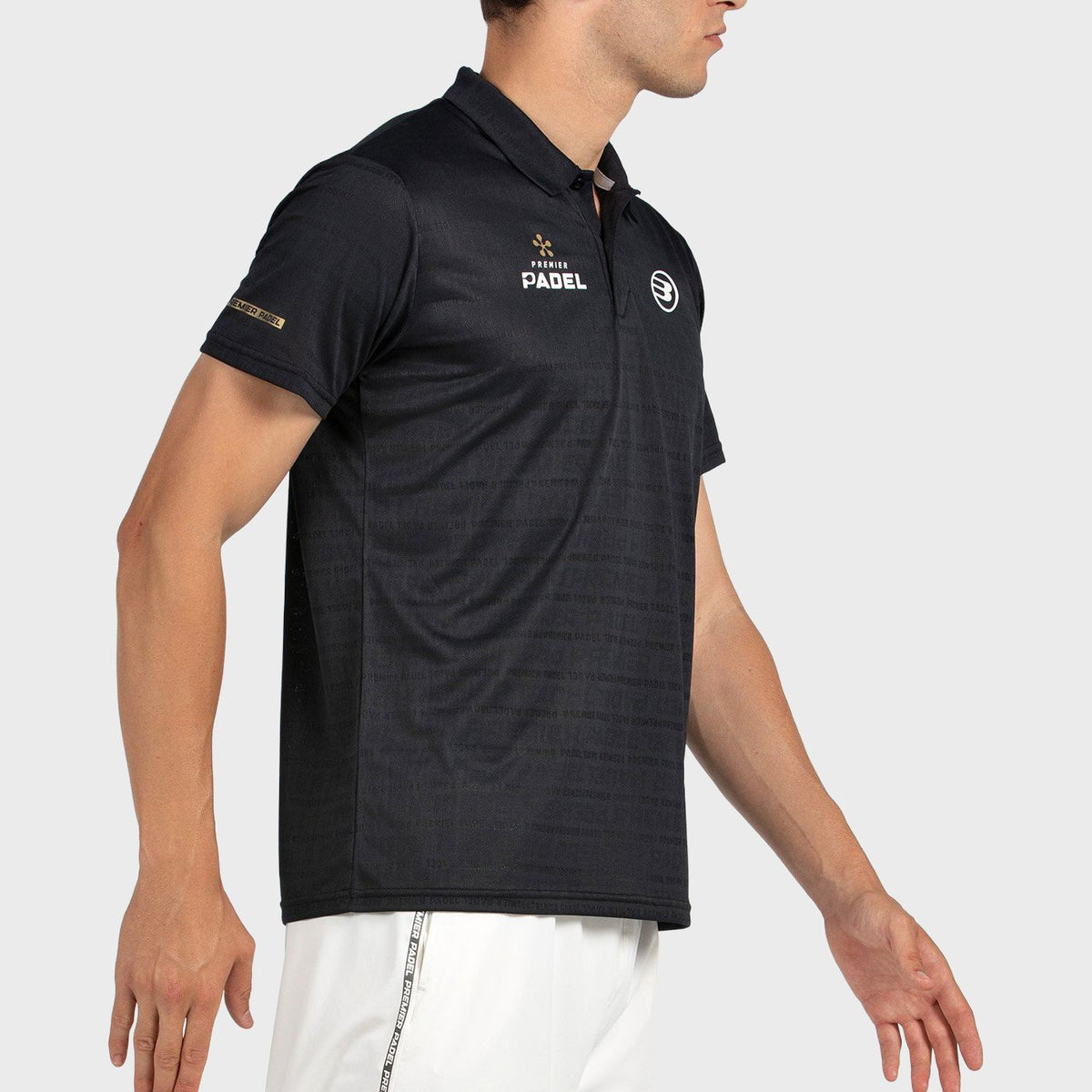 Bullpadel Premier Padel Pompier Polo Shirt – Black