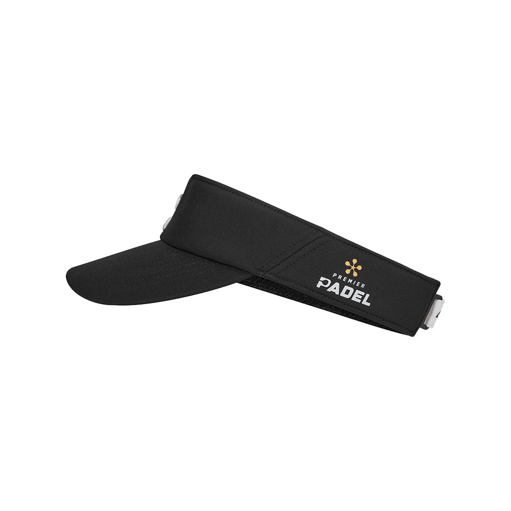 Bullpadel Premier Padel Women’s Visor – Black