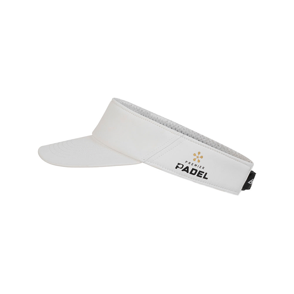 Bullpadel Premier Padel Women’s Visor – Off White