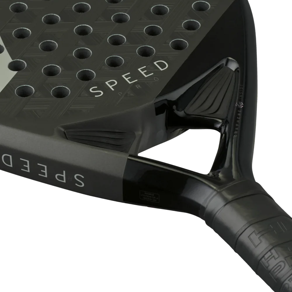 Head Speed Pro X 2025 padel racket with a sleek design, featuring a lightweight frame and textured surface for optimal control.
