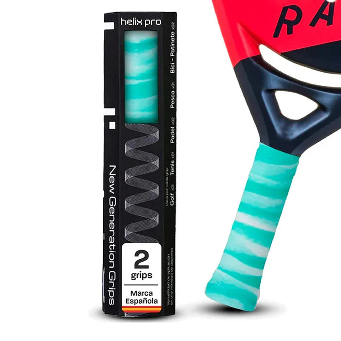 Helix Pro Grip Cyan/White