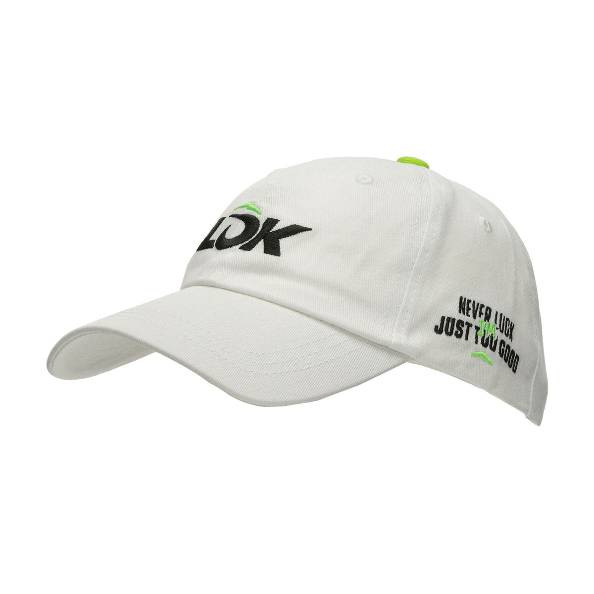 LOK Never Luck Padel Cap – White