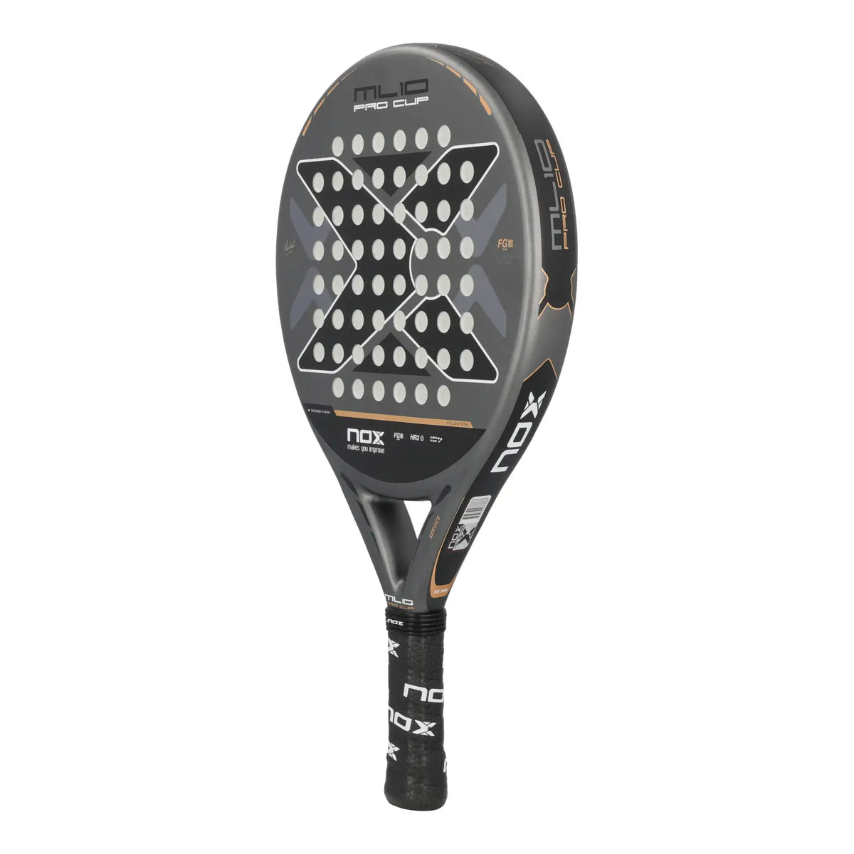 NOX ML10 PRO cup by Miguel Lamperti, featuring a sleek design and brand logo, suitable for professional sports or training.