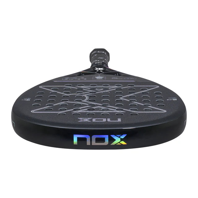 NOX NextGen Pro Attack 12K NFA Series archery bow with sleek design and adjustable components, shown from a side angle.
