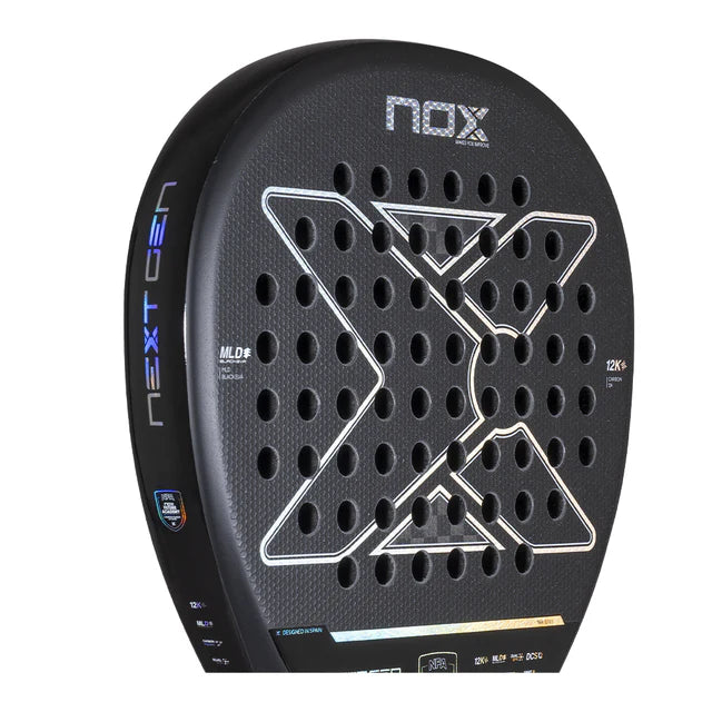 NOX NEXTGEN PRO ATTACK 12K NFA Series fishing rod with sleek black and red design, lightweight construction, and high-performance features