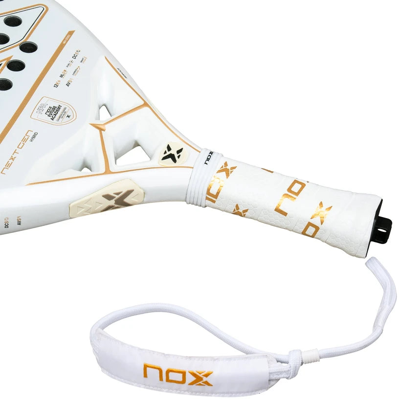 NOX NextGen Pro Hybrid 12K 2026 ski with sleek black design and modern graphics, ready for performance on the slopes.